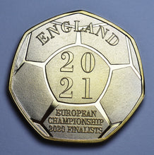 Load image into Gallery viewer, European Football Championship 2020/2021 Dual Date - 24ct Gold