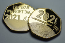 Load image into Gallery viewer, 2021 The Year We Fight Back - 24ct Gold