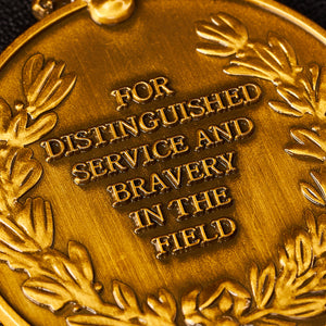 Our 50th Golden Wedding Anniversary Medal 'Distinguished Service & Bravery in the Field' - Antique Gold