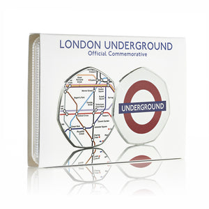 London Underground Official Full Colour Commemorative in Case - Silver