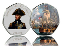 Load image into Gallery viewer, Trio of Horatio Nelson &amp; the Battle of Trafalgar in Presentation/Display Case