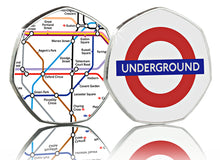 Load image into Gallery viewer, London Underground Official Full Colour Commemorative in Case - Silver