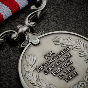 On Our 5th Wooden Wedding Anniversary Medal in Case - Antique Silver
