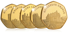Load image into Gallery viewer, Full Set of the 2019 United Kingdom Castle Series (24ct Gold)