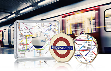 London Underground Official Full Colour Commemorative in Case - 24ct Gold