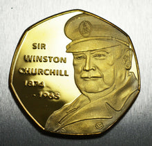 Load image into Gallery viewer, Winston Churchill, D-DAY - 24ct Gold