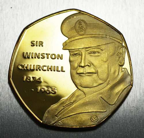 Winston Churchill, D-DAY - 24ct Gold