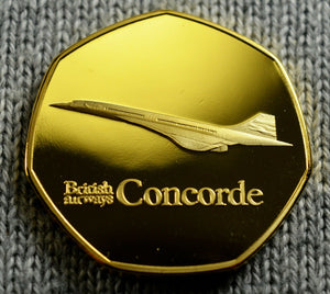 Pair of Concorde Commemoratives in Presentation/Display Case
