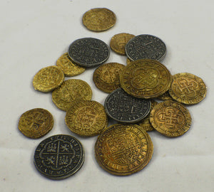 Collection of 20 Spanish Armada Gold/Silver Doubloons 1588